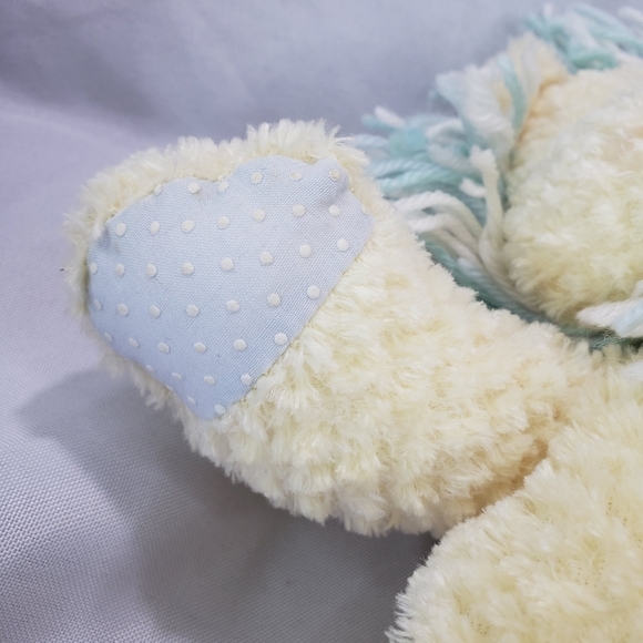 First & Main Baby Yellow Lion Plush Stuffed Toy Terry Fleece Textured 14 Inch - Picture 3 of 9